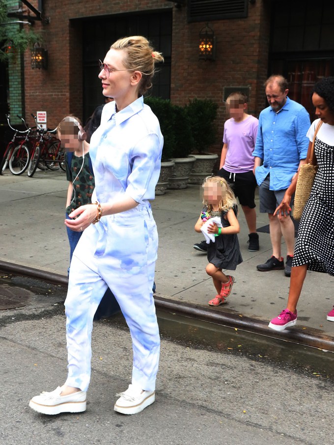 Cate Blanchett Out and About With Her Family in New York City