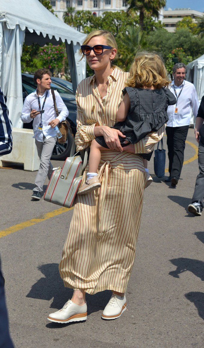 Cate Blanchett Goes Out And About With Daughter Edith At The 2018 Cannes Film Festival