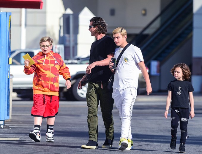 Gavin Rossdale & His Kids