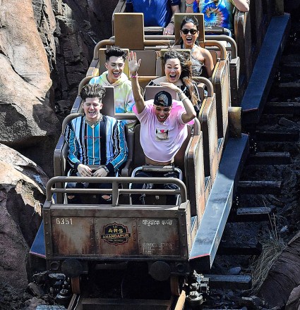EXCLUSIVE: Youtuber James Charles was all smiles while enjoying the Expedition Everest roller coast at Disney's Animal Kingdom in Walt Disney World in Orlando, Florida!. 03 Mar 2020 Pictured: Youtuber James Charles was all smiles while enjoying the Expedition Everest roller coast at Disney's Animal Kingdom in Walt Disney World in Orlando, Florida!. Photo credit: Marksman / MEGA TheMegaAgency.com +1 888 505 6342 (Mega Agency TagID: MEGA623285_001.jpg) [Photo via Mega Agency]