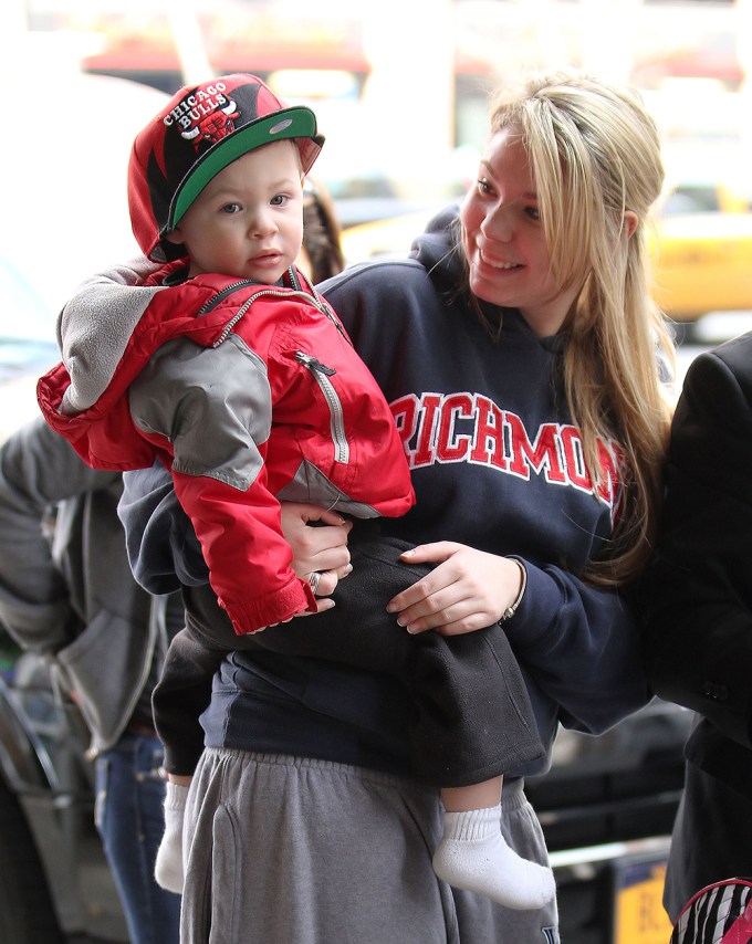 Kailyn Lowry And Son Isaac In NYC