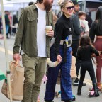 *EXCLUSIVE* Kate Hudson and partner Danny Fujikawa spend the day with their daughter at Beverly Hills Farmer's Market