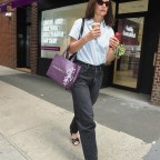 Katie Holmes Leaving The Madison Reed Hair Color Bar