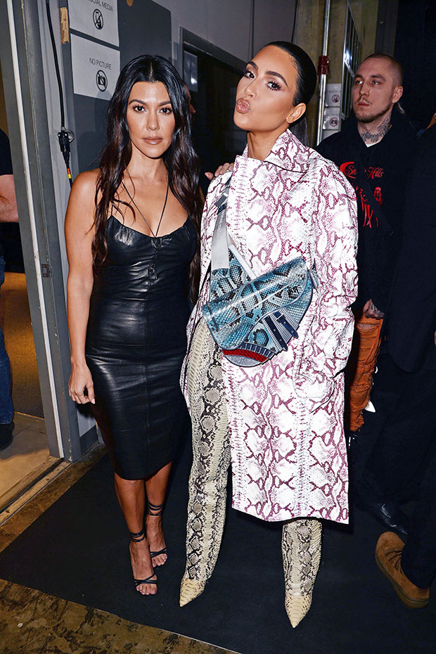 Kourtney & Kim Kardashian