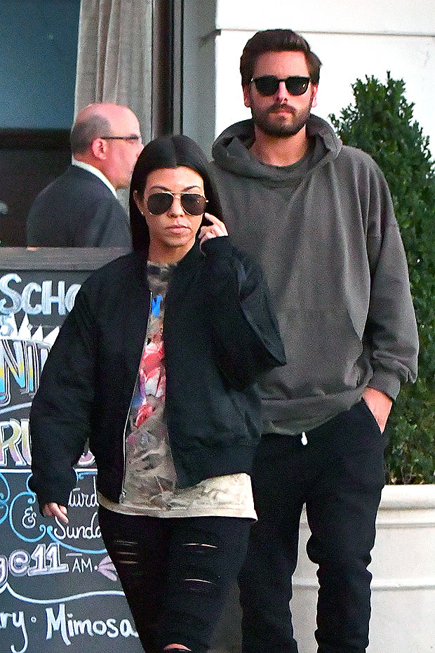 Kourtney Kardashian and Scott Disick