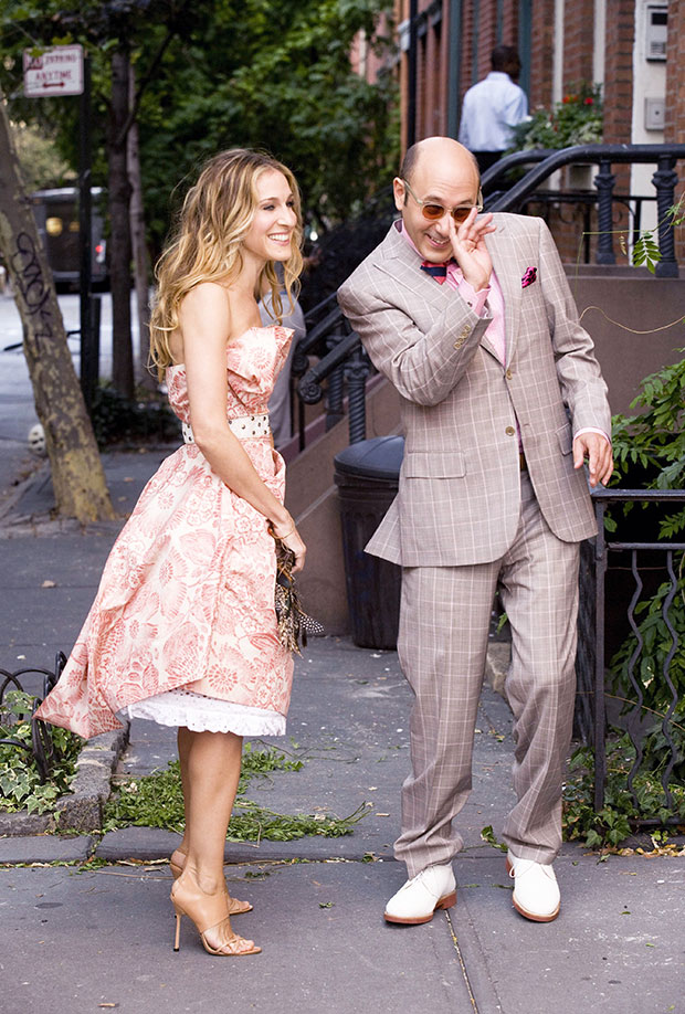 Kristin Davis & Willie Garson