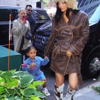 Kylie Jenner and daughter Stormi arrive to lunch together for 1st time since 2nd pregnancy news in NYC