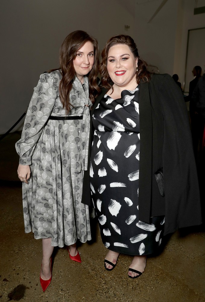 Lena Dunham With ‘This Is Us’ Star Chrissy Metz