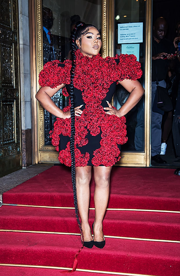 Lil Kim’s Floral Mini Dress At New York Fashion Week – Photos ...