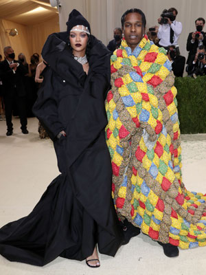 Rihanna Wore a Beanie to the Met Gala 2021