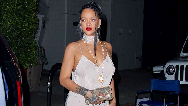 Rihanna turns up the heat in mini dress as she gets cozy with A$AP Rocky;  check out pics - Entertainment News