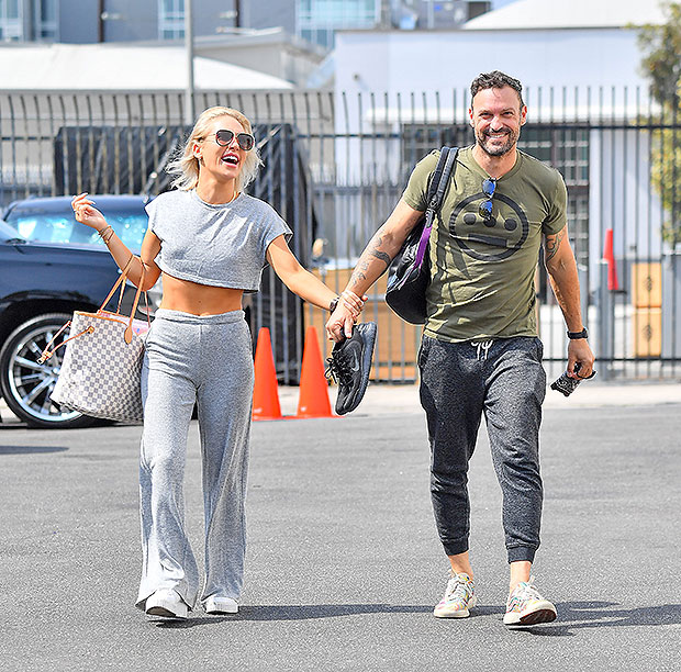 Sharna Burgess & Brian Austin Green Hold Hands At ‘DWTS’ Studio