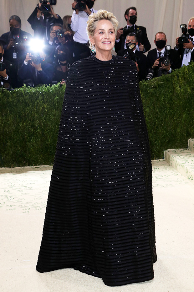 Sharon Stone at the 2021 Met Gala, Every Look From the 2021 Met Gala Red  Carpet That We Can't Stop Talking About