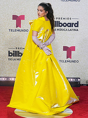 Bad Bunny Gabriela Berlingeri 21 Billboard Latin Music Awards See Photos Of Rosalia More Hollywood Life