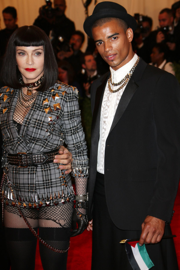 Madonna and Brahim ZaibatCostume Institute Gala Benefit celebrating the Punk: Chaos To Couture exhibition, Metropolitan Museum of Art, New York, America - 06 May 2013