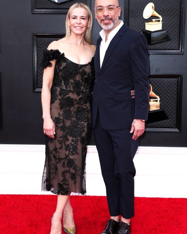 Chelsea Handler and Jo Koy
64th Annual Grammy Awards, Arrivals, MGM Grand Garden Arena, Las Vegas, USA - 03 Apr 2022
