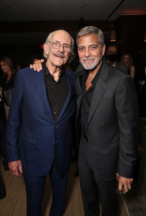 Christopher Lloyd & George Clooney 