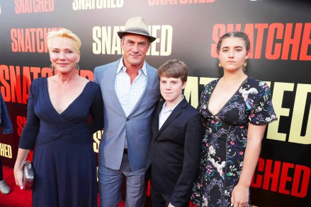 Sherman Williams, Christopher Meloni, Dante Amadeo Meloni and Sophia Eva Pietra Meloni seen at World Premiere of Twentieth Century Fox "Snatched" at Regency Village Theatre, in Los Angeles
World Premiere of Twentieth Century Fox "Snatched", Los Angeles, USA - 10 May 2017
