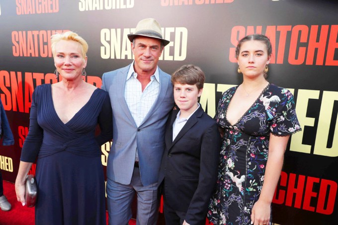 Christopher Meloni & Family Attend ‘Snatched’ Premiere