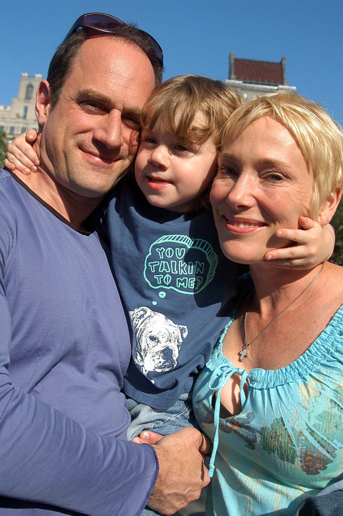 Christopher Meloni, His Son Dante, & Wife Sherman Williams At The Central Park Zoo