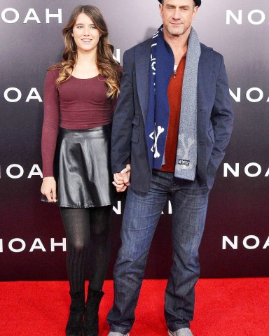 Sophia Eva Pietra Meloni and Christopher Meloni
'Noah' film premiere, New York, America - 26 Mar 2014
