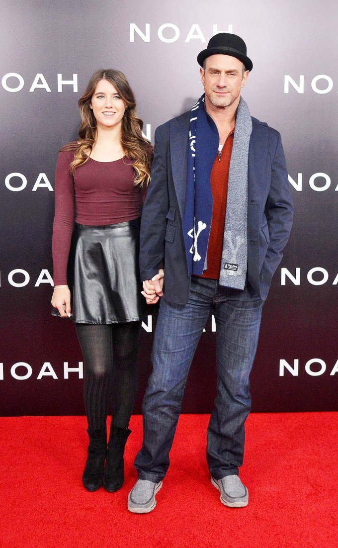 Christopher Meloni & His Daughter Sophia Meloni At The ‘Noah’ Film Premiere