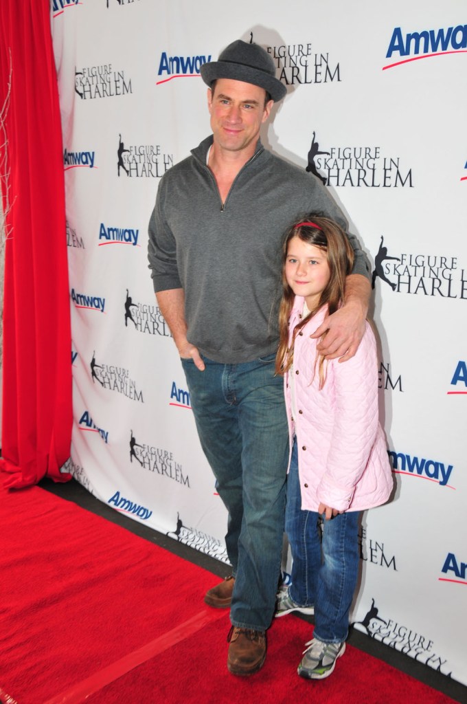 Christopher Meloni & His Daughter Sophia Meloni on a red carpet