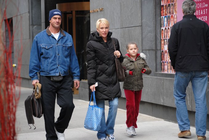 Christopher Meloni, Wife Sherman Williams & Daughter Sophia Out In NYC