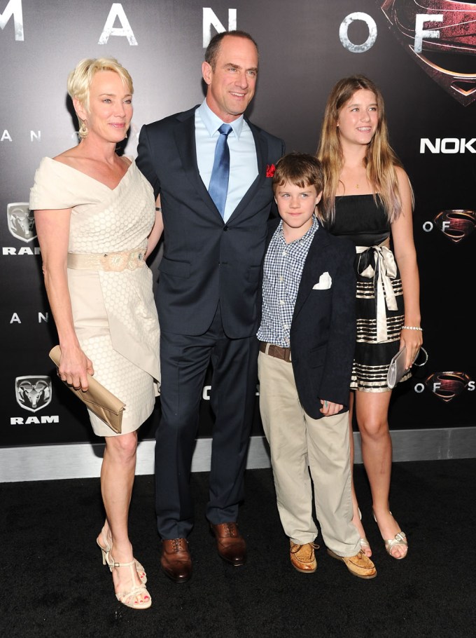 Christopher Meloni & His Family Attend The ‘Man Of Steel’ Premiere