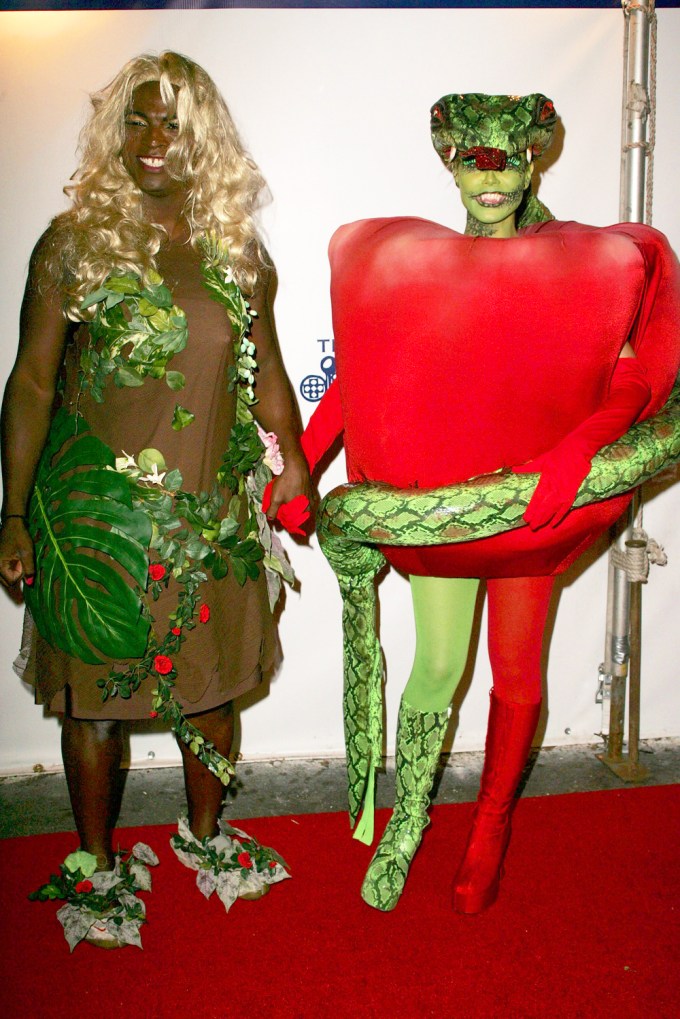 Clever Halloween Seal and Heidi Klum as The Garden of Eden