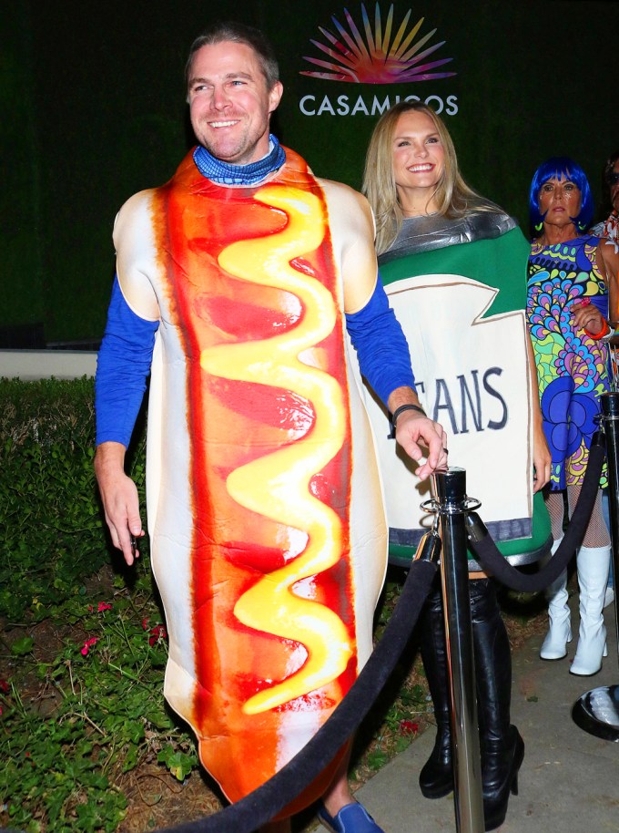 Stephen Amell and Cassandra Jean As Frank & Beans