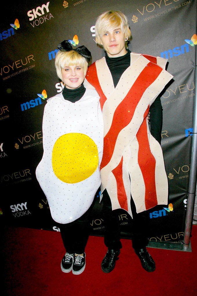 Kelly Osbourne and Luke Worrall as Bacon & Eggs
