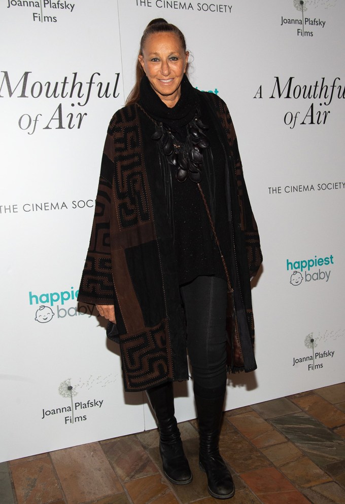 Donna Karan Attends ‘A Mouthful of Air’ Screening At The Roxy