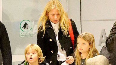 Gwyneth Paltrow, son Moses, and daughter Apple