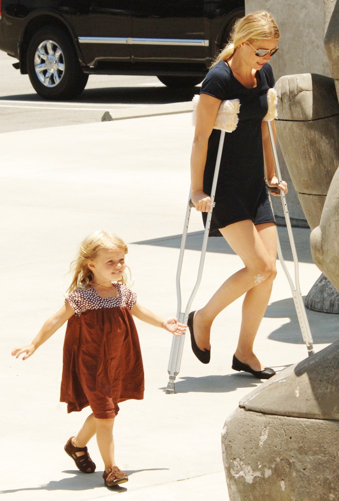Gwyneth Paltrow & Daughter Apple In Hollywood, CA