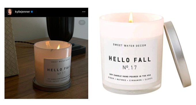 Hello Fall Candle from Sweet Water Decor