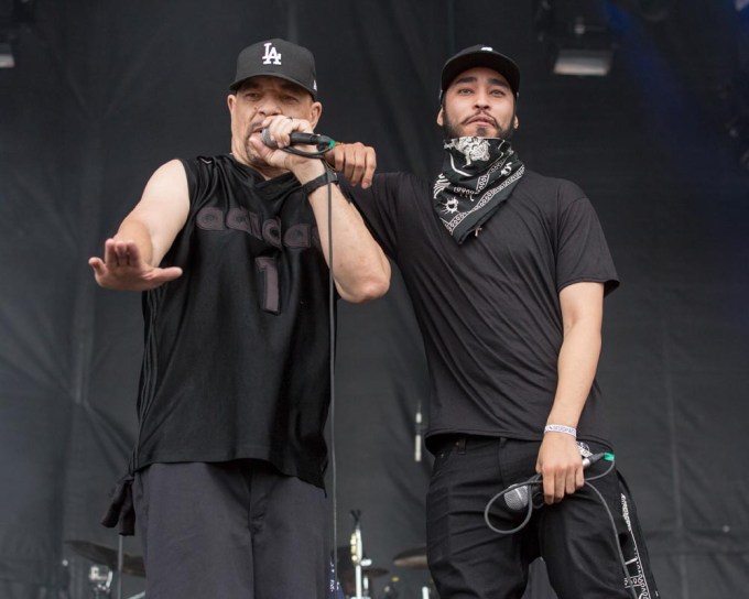 Ice-T and his son Tract perform at Chicago Open Air Music Festival