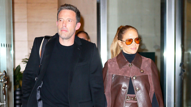 Jennifer Lopez Looks Stylish In Brown Leather Outfit With Ben Affleck ...