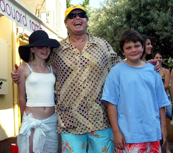 Jack Nicholson With Lorraine & Raymond In St. Tropez