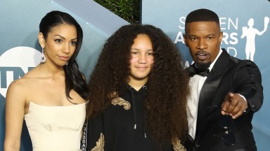 jamie foxx with daughters corinne and annalise
