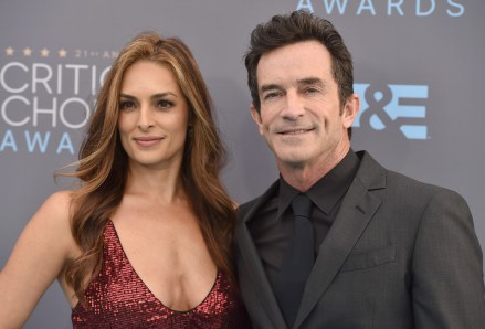 Lisa Ann Russell, left, and Jeff Probst arrive at the 21st annual Critics' Choice Awards at the Barker Hangar, in Santa Monica, Calif
21st Annual Critics' Choice Awards - Arrivals, Santa Monica, USA
