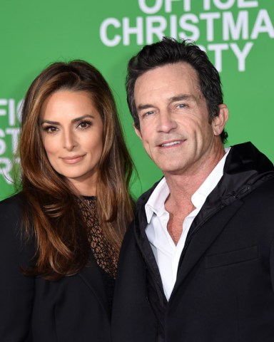 Lisa Ann Russell, Jeff Probst
'Office Christmas Party' film premiere, Los Angeles, USA - 07 Dec 2016