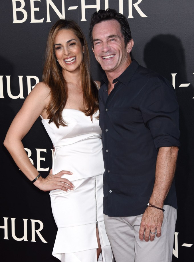 Lisa Ann Russell & Jeff Probst At The ‘Ben-Hur’ Premiere