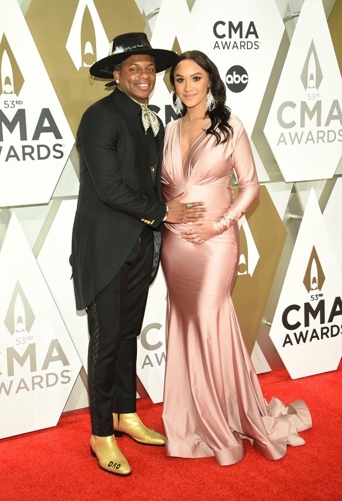 Jimmie Allen & Alexis At The 2019 CMAs