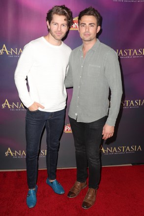 Jaymes Vaughan and Jonathan Bennett
'Anastasia' musical, Arrivals, Hollywood Pantages Theatre, Los Angeles, USA - 08 Oct 2019