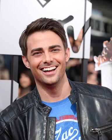 Jonathan Bennett arrives at the MTV Movie Awards, at Nokia Theatre in Los Angeles
2014 MTV Movie Awards - Arrivals, Los Angeles, USA - 13 Apr 2014