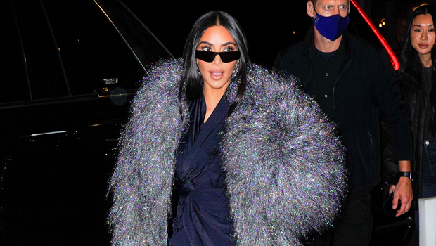 Kim Kardashian Leaves ‘SNL’ Rehearsal For Dinner In Wild, Fake Fur, Oversized Coat — Photo thumbnail