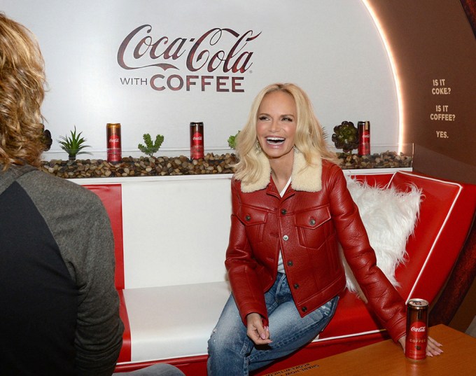 Kristin Chenoweth At The Coca-Cola With Coffee Break Pod at WeWork