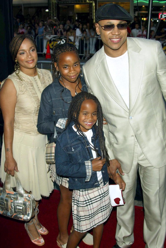 LL Cool J & his family at a premiere