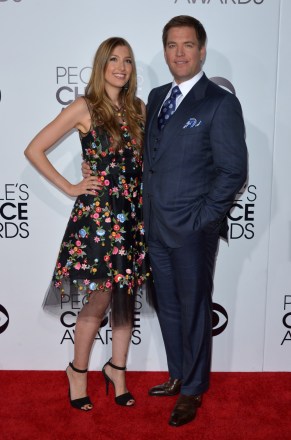Bojana Jankovic, left, and Michael Weatherly arrive at the 40th annual People's Choice Awards at Nokia Theatre L.A. Live, in Los Angeles
2014 People's Choice Awards - Arrivals, Los Angeles, USA